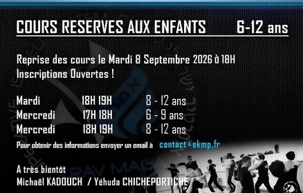 cours enfants krav maga paris